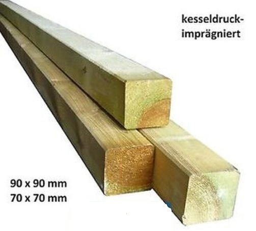 Pfosten 9x9 cm KDI