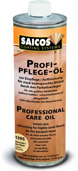 Profi-Pflege-Öl - für vorgeölte Oberflächen seidenmatt 8139S