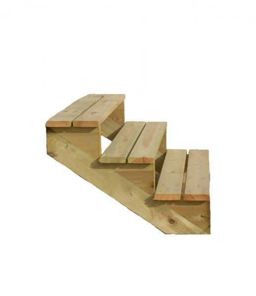 Treppenwangen-Set 25 cm Schritttiefe