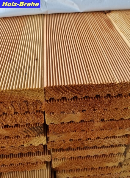 Douglasie Premium Terrassendiele grob/fein 26 x 140 mm