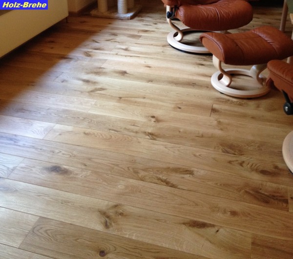 Massivholzdiele europ. Eiche rustikal unbehandelt 20 x 180 mm