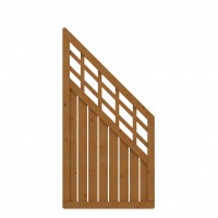 Como Abschluss mit Gitter braun 89x179 auf 89cm