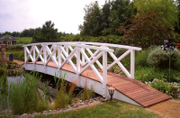 Bogen Teichbrücke premium Fichte